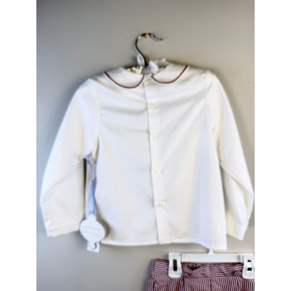 The Broke Brooke Edgehill Collection Boys 4T Holiday Outfit Set RedWhite NWT $62 - Picture 6 of 11